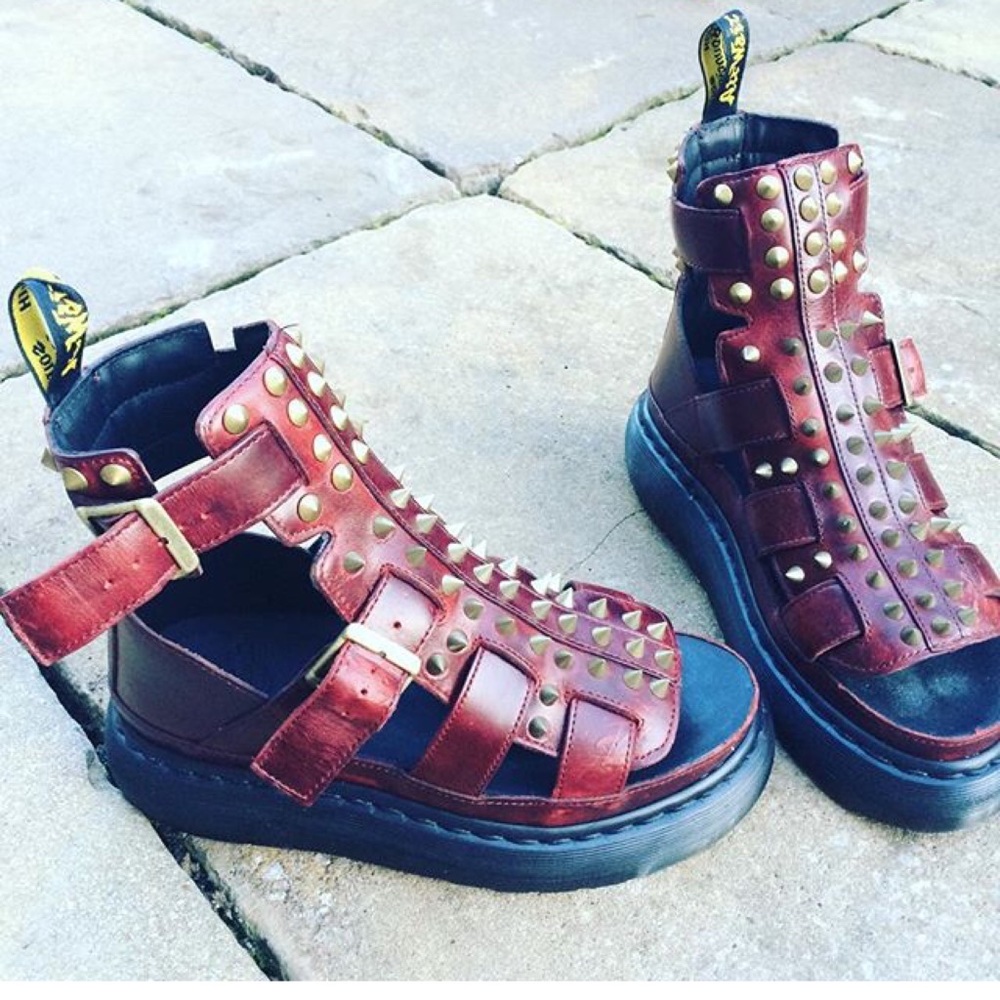 ISO Dr Marten platform Sandals Adaira Abbatha 9 10 - Picture 3 of 7